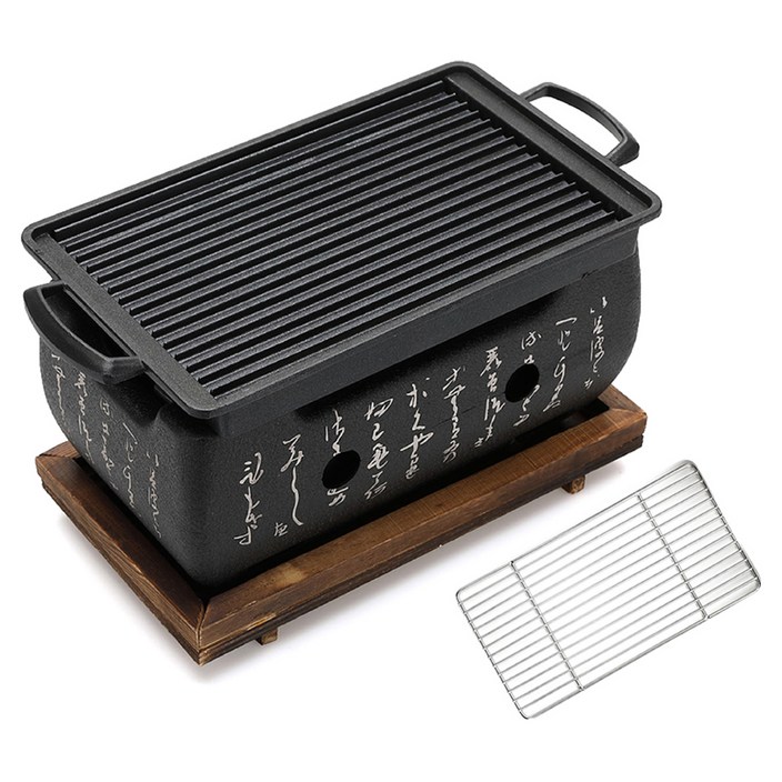 노뉴 프리미엄 직사각형 미니화로 NONEW-MB2000 듀얼와이드