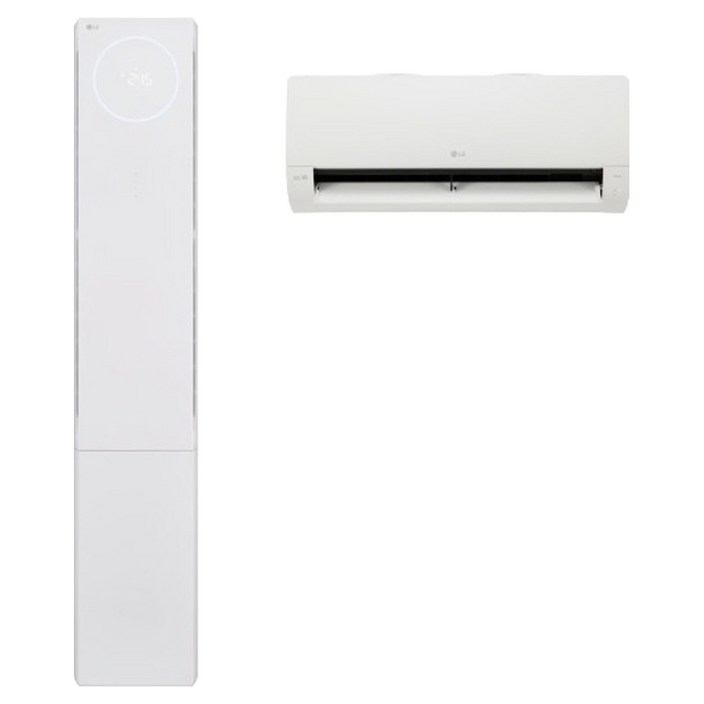 LG전자 인버터 56.9㎡(17.2평) + 18.7㎡(5.7평) 휘센 오브제컬렉션 뷰2 2 in 1 2시리즈 멀티형 에어컨 방문설치