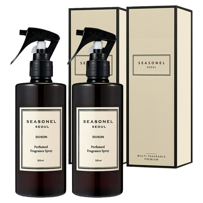 시즈넬 대용량 퍼퓸 멀티 스프레이 도손 향, 300ml, 300g, 2개, 도슨 향