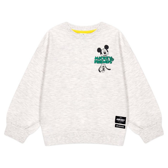 젤리스푼 아동용 디즈니 미키와 친구들 프렌즈 페이스 맨투맨