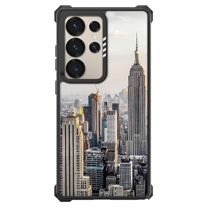 제이투웍스 맥세이프 호환 저스트트래블 마그네틱 임팩트 제로 범퍼 휴대폰 케이스