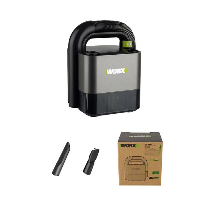 WORX 충전식 휴대용 무선 차량용 청소기 베어툴