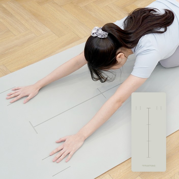 트라택 TPE 리버서블 와이드 대형 요가매트