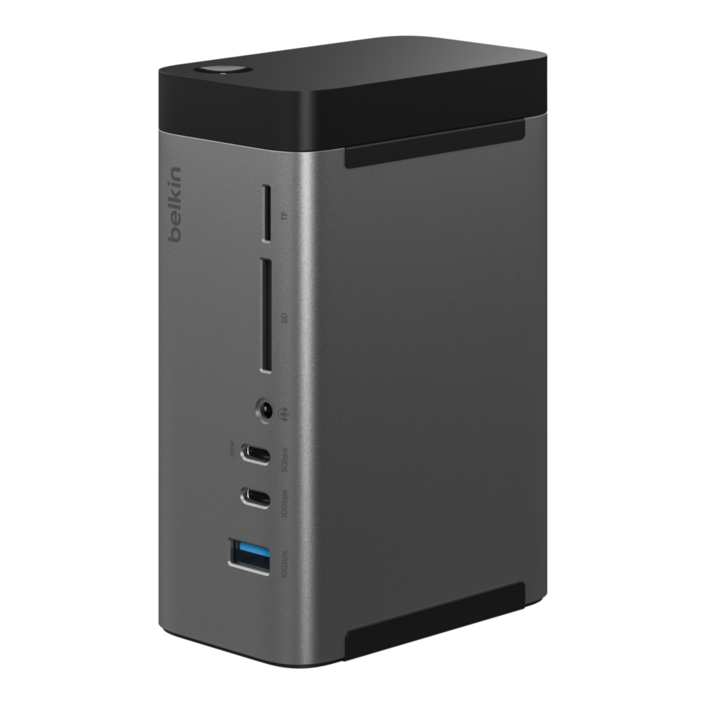 벨킨 connect USBC 11in1 프로 GaN 독 150W INC020qc, 실버그레이, 1개