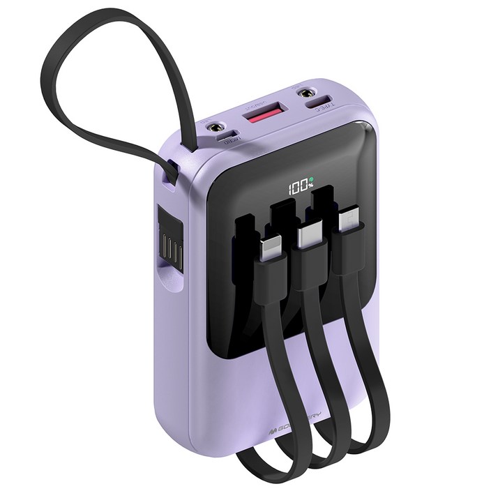 구스페리 PD 22.5W 고속충전 일체형 미니 보조배터리 10000mAh