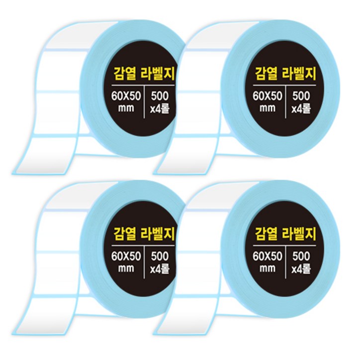 다다 감열라벨지 500매  60*50mm