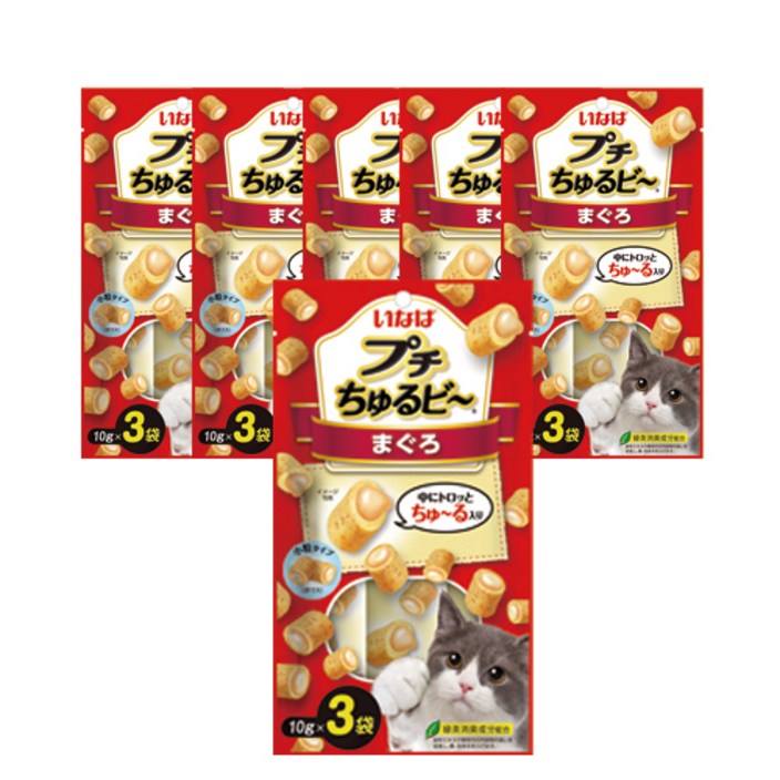 이나바 고양이 쁘띠 츄르비 사료 3p