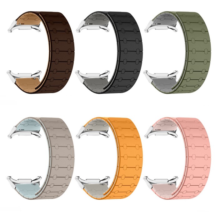 투톤 강력한 마그네틱 갤럭시워치 울트라 47mm 실리콘 스트랩 자석 밴드, 스타라이트스카이, 1개
