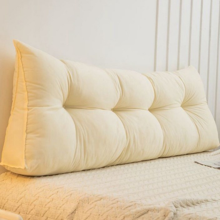 BENRAN 침대헤드보드 워싱 면 등받이 소파 침실 침대의 머리맡 삼각형 충돌방지 쿠션 침대헤드쿠션