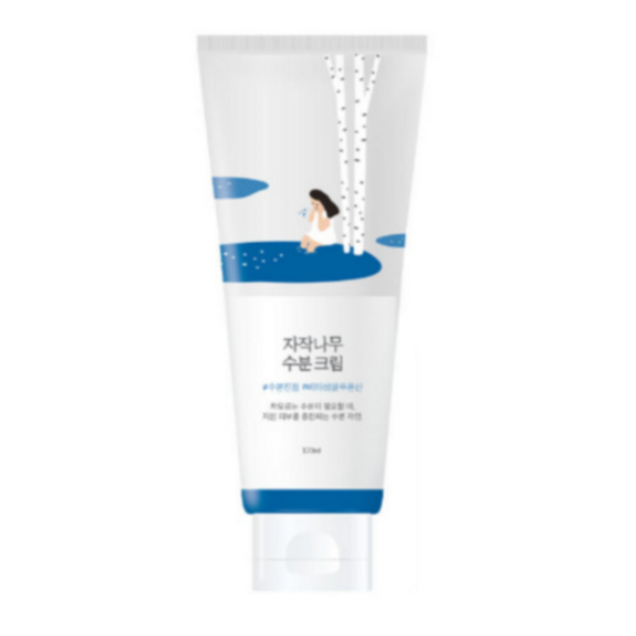 단독대용량 라운드랩 자작나무 수분 크림 120ml 기획 수분패드 4매