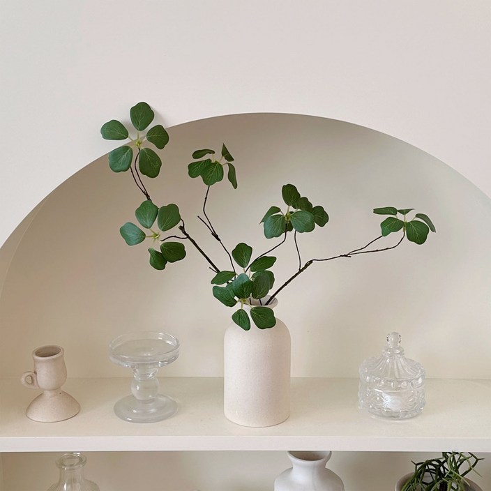 엔카이셔스 조화 2p + 도자기 화병 세트