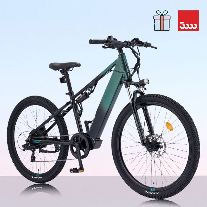 [바이크7] 2024 삼천리 팬텀 FS 27.5인치 100% 완조립 출퇴근 사이드탈착형배터리 500W MTB 전기자전거