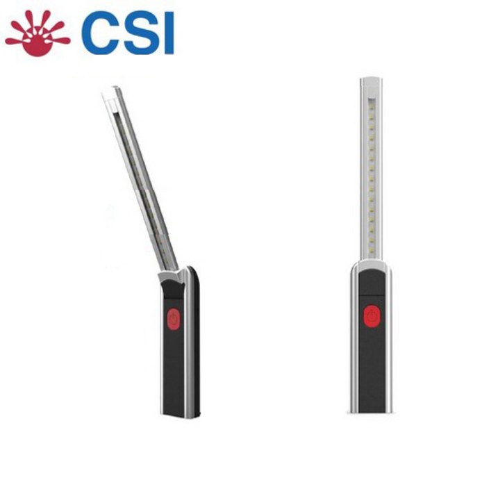CSI 충전식 LED 작업등 CS-130 슬림 각도조절 랜턴 후레쉬 손전등