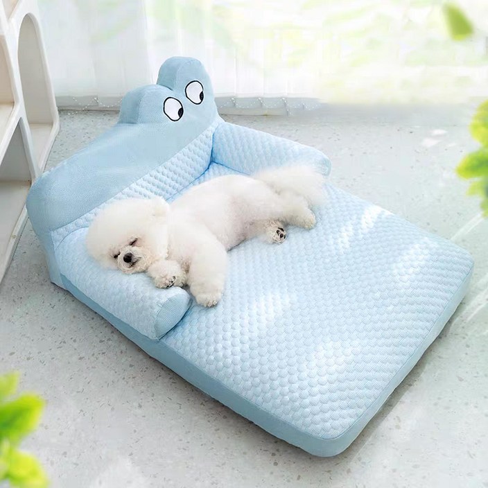 HA.M 사계절 고양이 애견 등받이 매트 멍멍이 아이스 쿨매트 강아지 방석