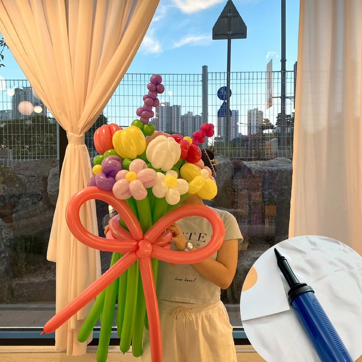 DIY 요술풍선 대형 믹스 꽃다발 손펌프 by 파티아일랜드 기념일 이벤트 DIY 요술풍선 대형 믹스 꽃다발 손펌프 by 파티아일랜드 기념일 이벤트
