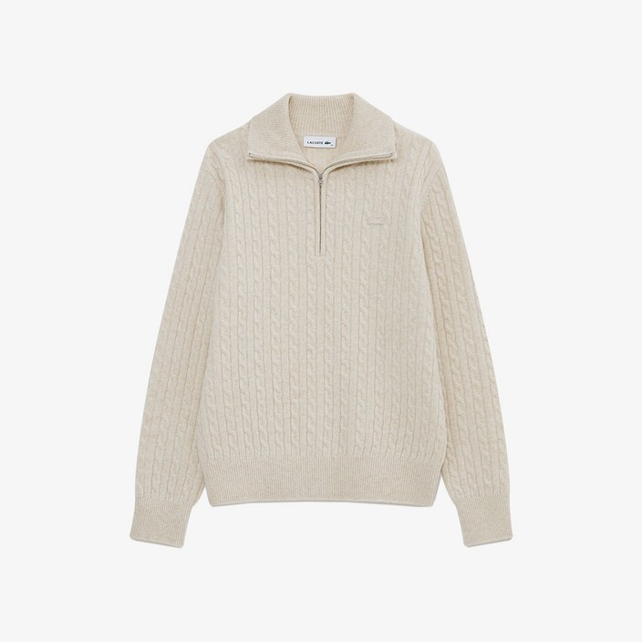 매장정품 라코스테 LACOSTE 여성 여성케이블하프집업스웨터AF923E55N02S 396693