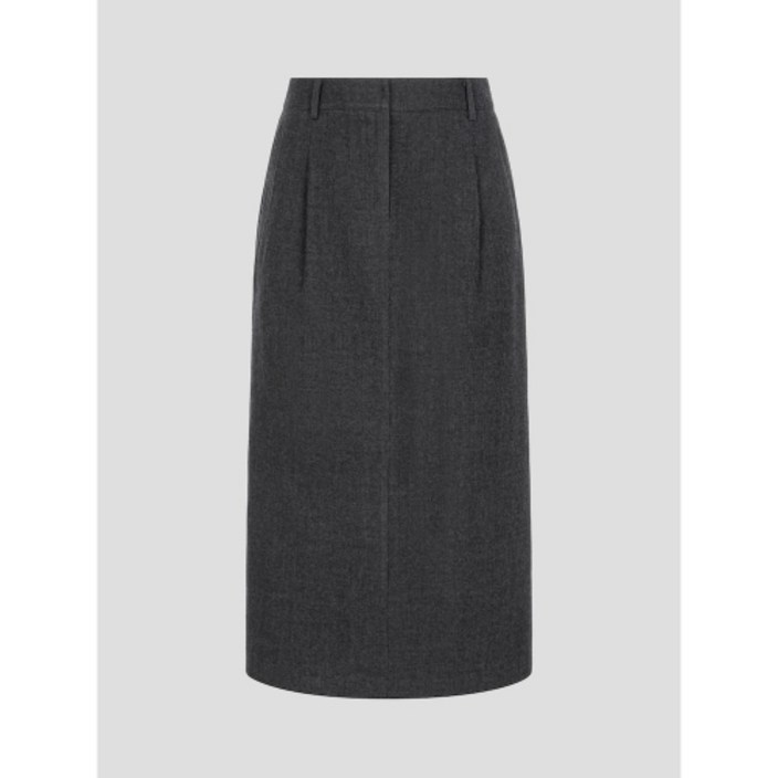 국내매장정품 빈폴 BEANPOLE LADIES 울 H라인 롱 스커트 차콜 BF4X27C024 BF4X27C024 138931