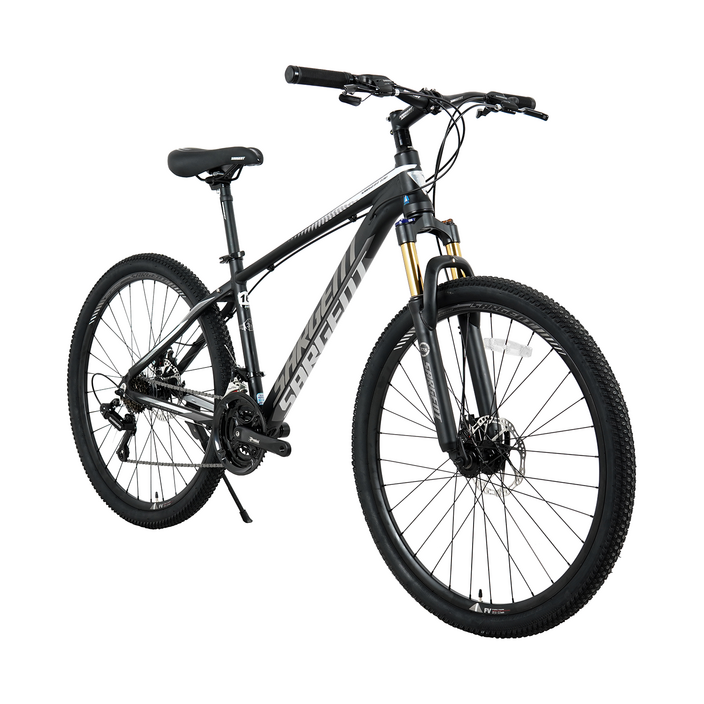 서전트 721D 27.5인치 MTB자전거 알루미늄 시마노 21단 디스크브레이크 무료조립, 매트블랙화이트 서전트 721D 27.5인치 MTB자전거 알루미늄 시마노 21단 디스크브레이크 무료조립, 매트블랙화이트