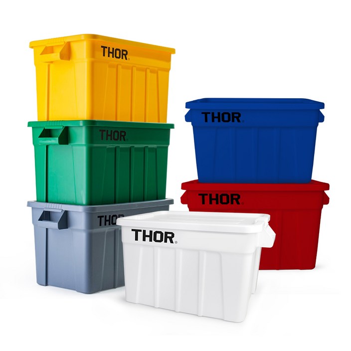 트러스트 토르 사각 컨테이너 다용도 박스(뚜껑포함) Thor 토트박스 정리함 보관함