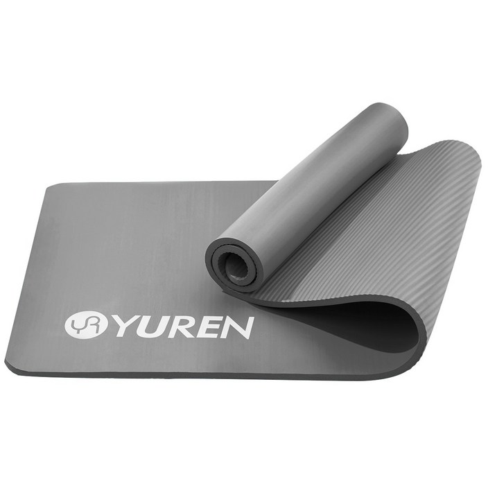 유렌 NBR 요가매트 20mm 푹신한 운동매트, 그레이, 1개