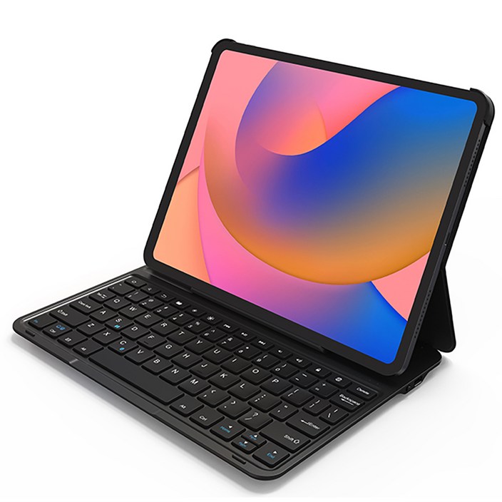 아이패드 에어 11 M2 M3 프로11 2세대 3세대 4세대 슬림형 키보드 케이스, 1개