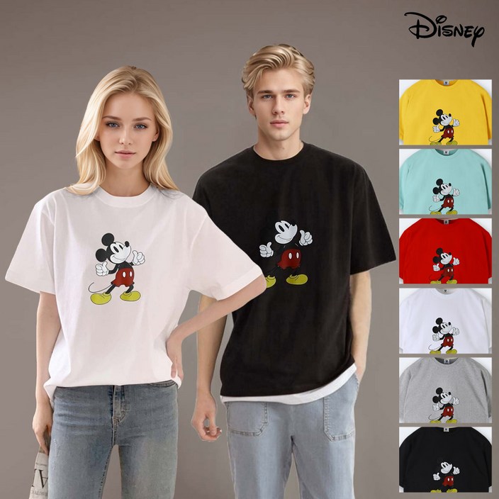 더코그 디즈니 미키마우스 남녀공용 반팔티(MIS013)