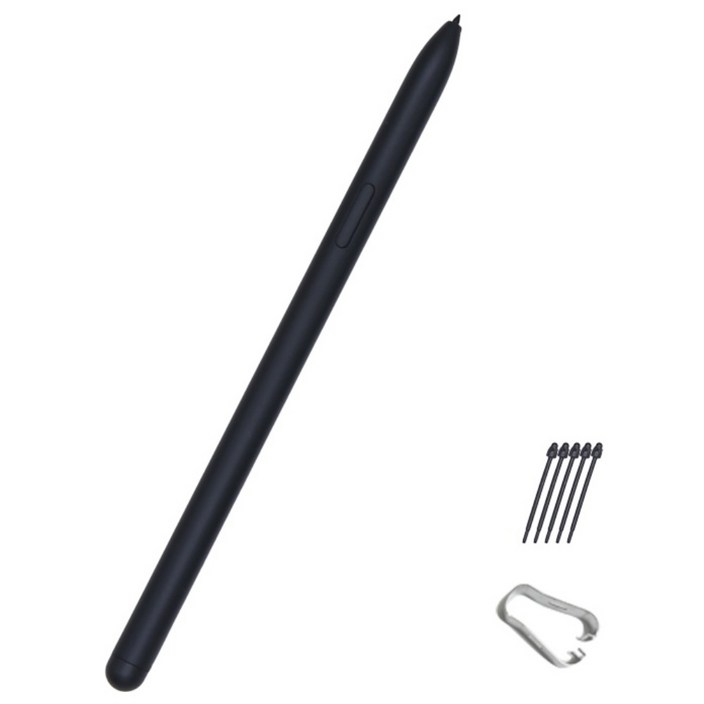 갤럭시탭 S6 7 8 9 10 호환 S펜 + 펜촉5개, 1개, 블랙