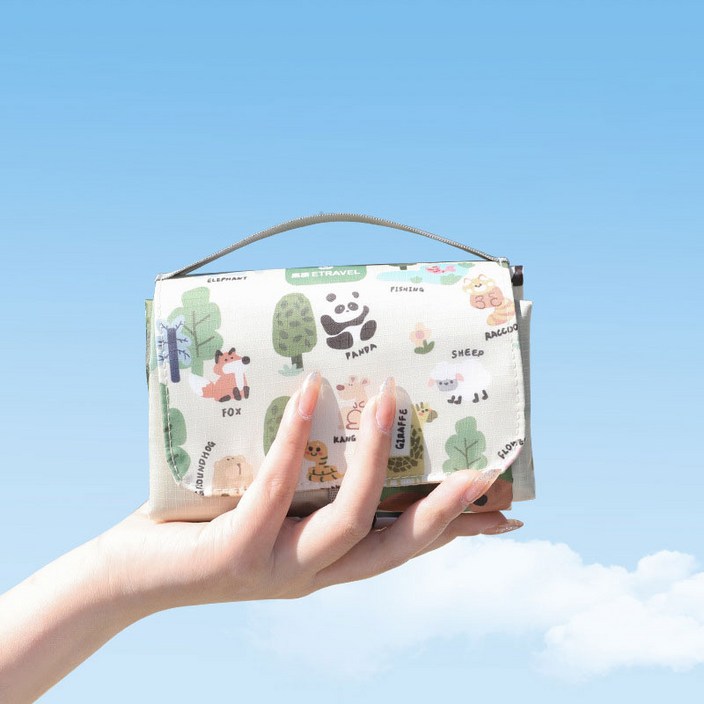 LINSHU 휴대용 미니 포켓 피크닉매트 대형 캠핑매트 방수 방습, 스타일 A