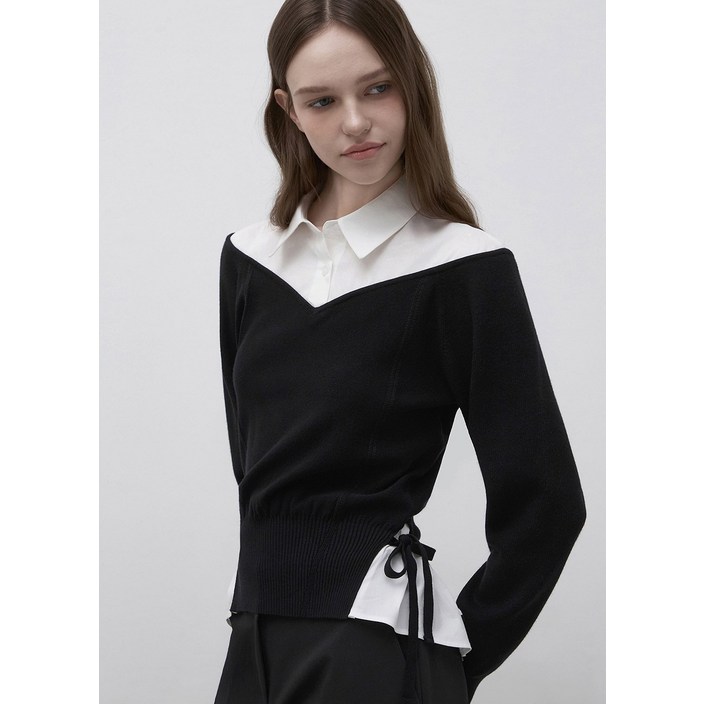 국내백화점 잇미샤 니트 활동성 편안한 넉넉한 딱맞는 예쁜 귀여운 러블리 오버핏