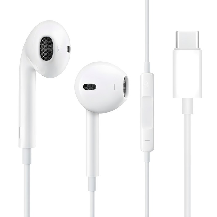 로랜텍 오픈형 아이폰15 시리즈 앤 갤럭시 호환 C타입 이어폰, 단일상품, 단일 색상