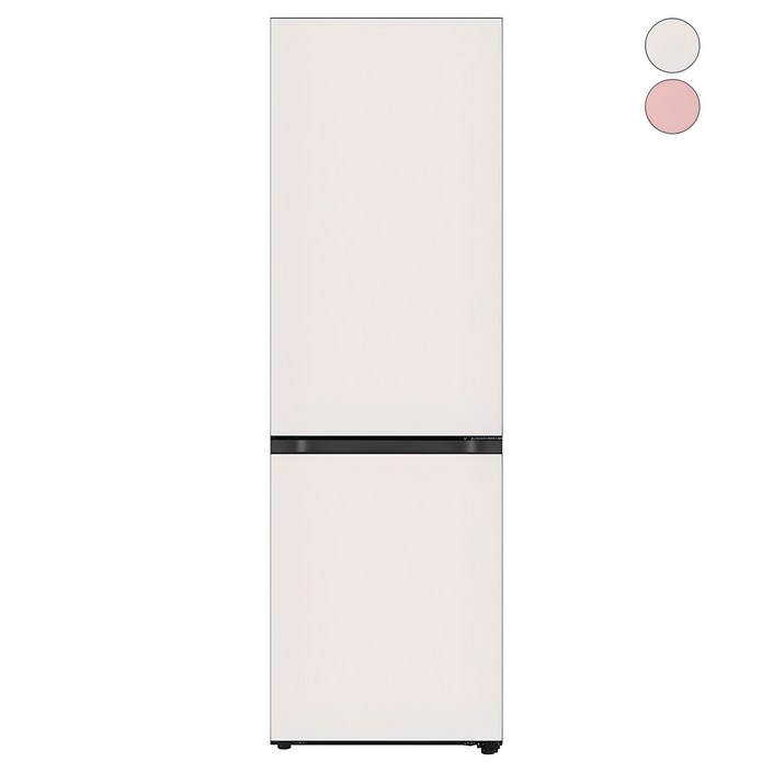 [색상선택형] LG전자 오브제컬렉션 모던엣지 미스트 344L 2도어 냉장고 방문설치