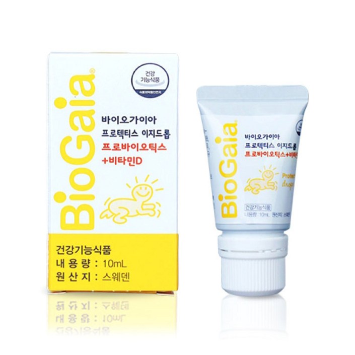 바이오가이아 프로텍티스 이지드롭 프로바이오틱스 비타민 D 영양제, 10ml, 1개 바이오가이아 프로텍티스 이지드롭 프로바이오틱스 비타민 D 영양제, 10ml, 1개