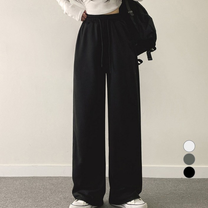 위드후이린 올데이 여성용 트레이닝 밴딩 팬츠 롱숏