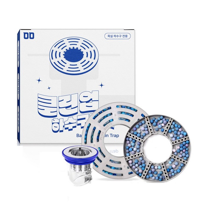 클린업 화장실 욕실 냄새 제거 하수구 트랩 그레이