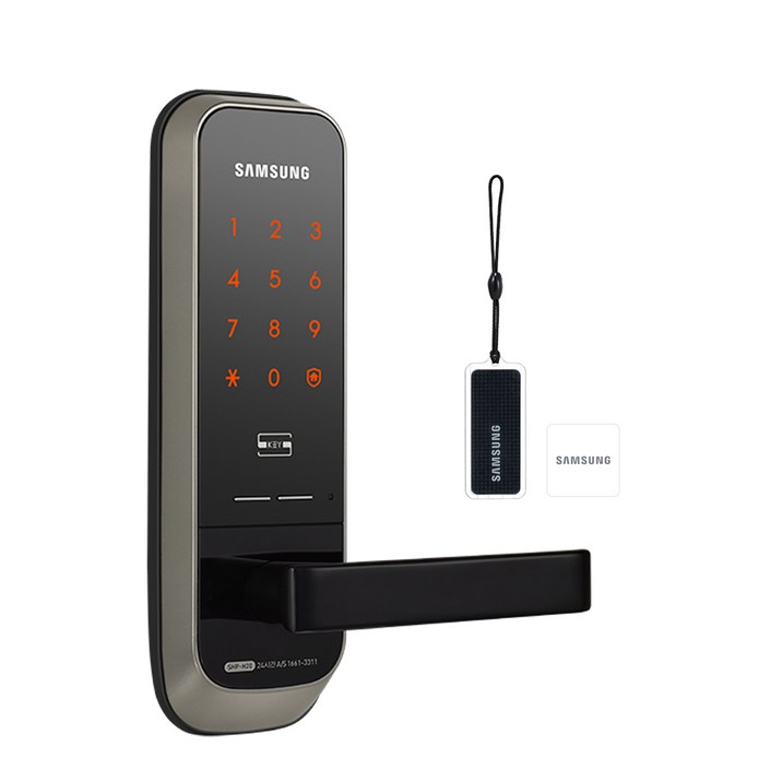 삼성SDS 무타공 도어록 SHPH20  카드키 고리형  스티커형