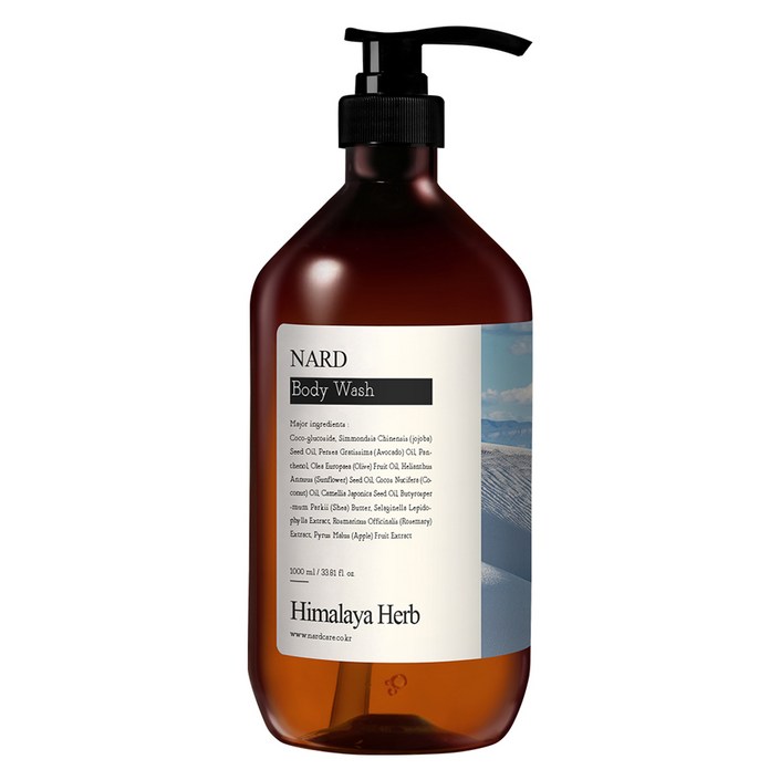 나드 리프레쉬 퍼퓸드 바디워시 화이트머스크향, 1L, 1개