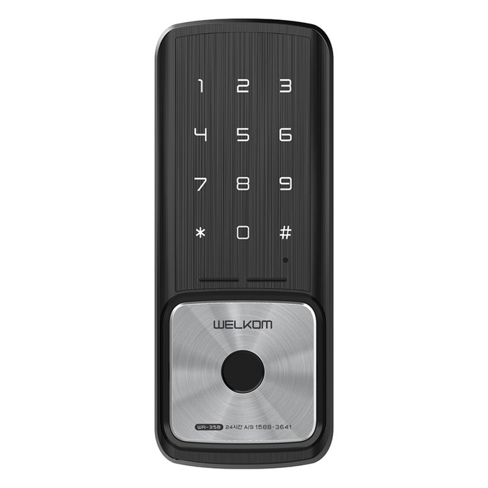 솔리티 웰콤 샷시문 전용 지문인식 디지털 도어락 WA35B, WA35B, 고객직접설치 솔리티 웰콤 샷시문 전용 지문인식 디지털 도어락 WA35B, WA35B, 고객직접설치