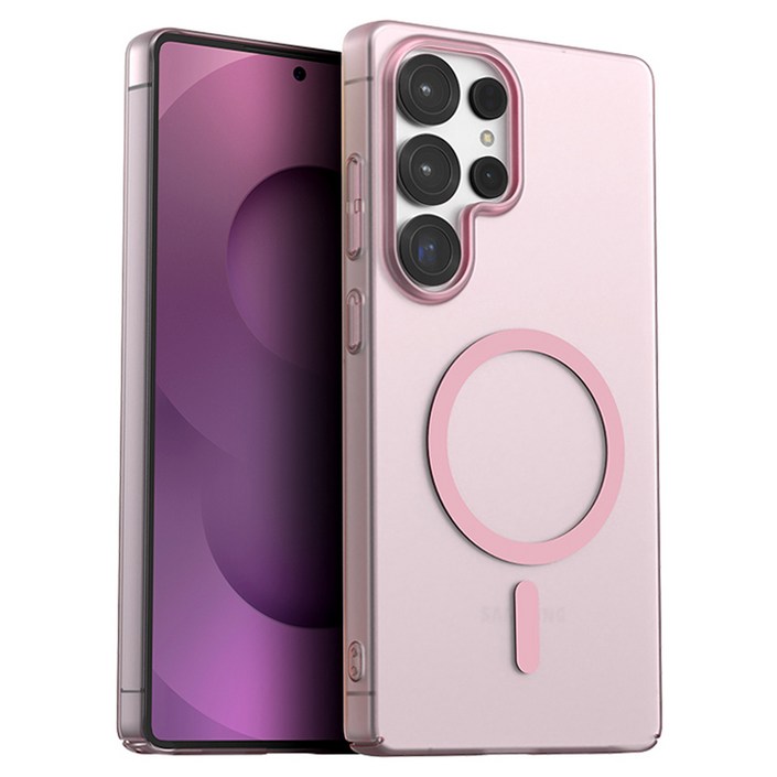 아이몰 갤럭시 2배자력 맥세이프 지문방지 매트 컬러 휴대폰 케이스