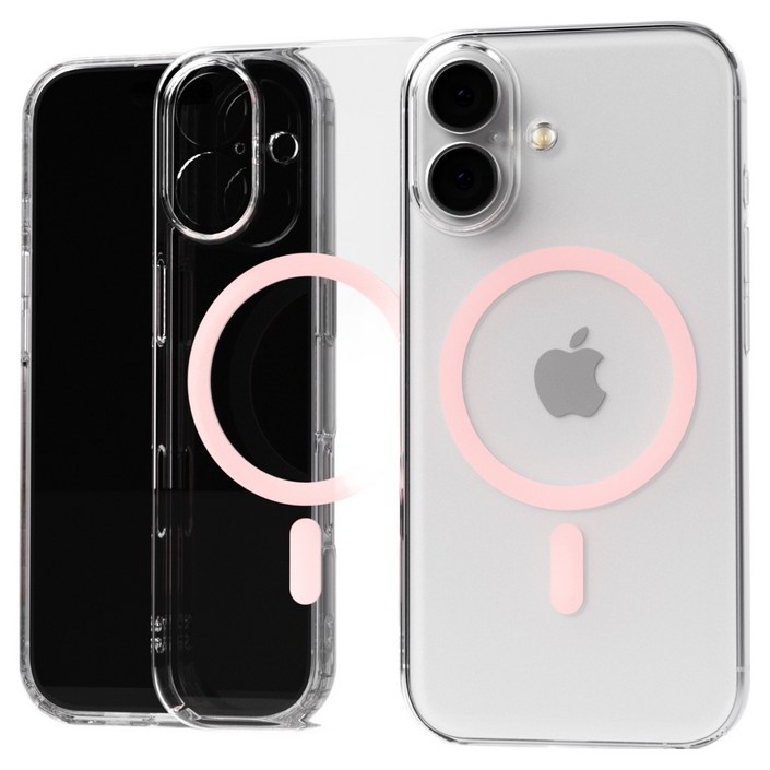 엑씨 에어슬림 맥세이프 강한자력 변색없는 고투명 생폰 느낌 휴대폰 케이스