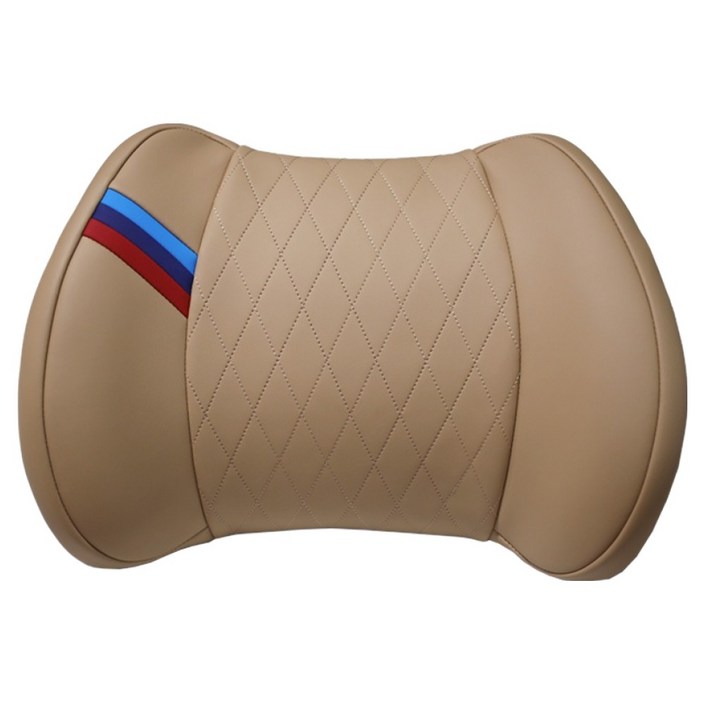 에제스 BM 프리미엄 차량용 허리쿠션, 새들브라운, 1개