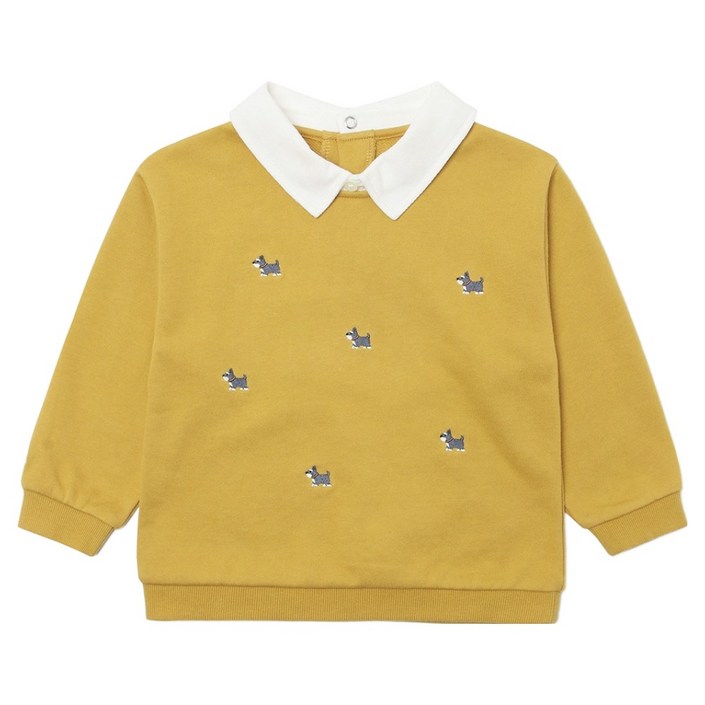 블루독베이비 카라 스웨트 셔츠