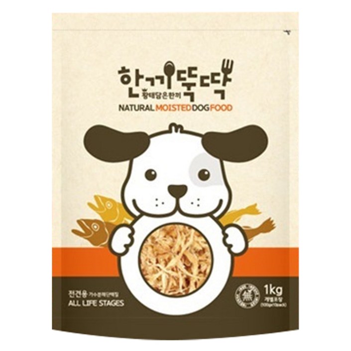 한끼뚝딱 전연령 강아지 황태담은 소프트사료