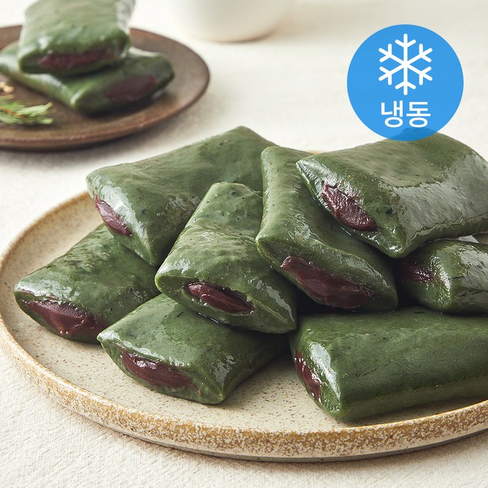 시루조아 굳지않는 떡 쑥 앙꼬절편 냉동