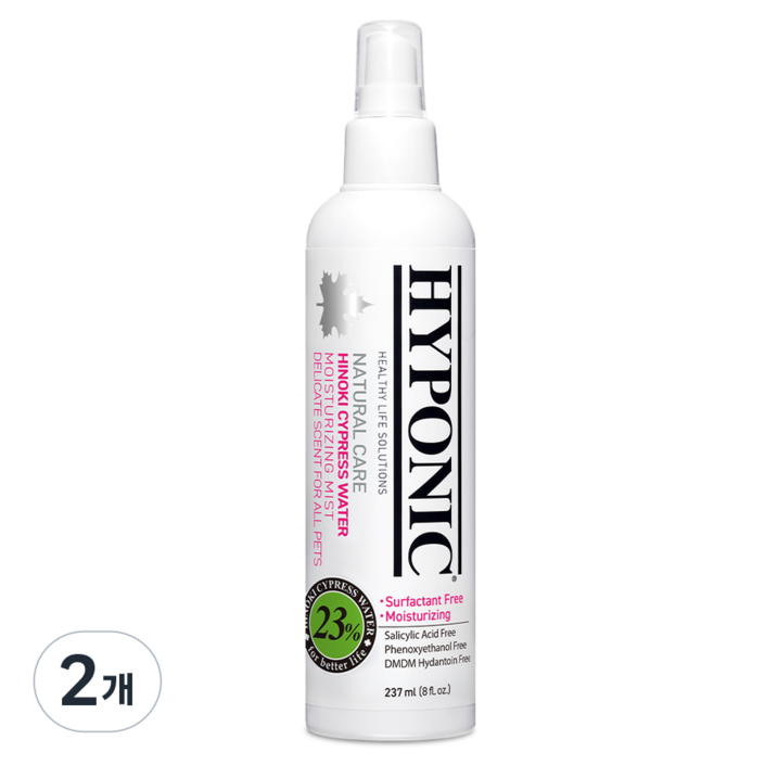 하이포닉 반려동물 모이스처 미스트 은은한 향, 237ml, 2개