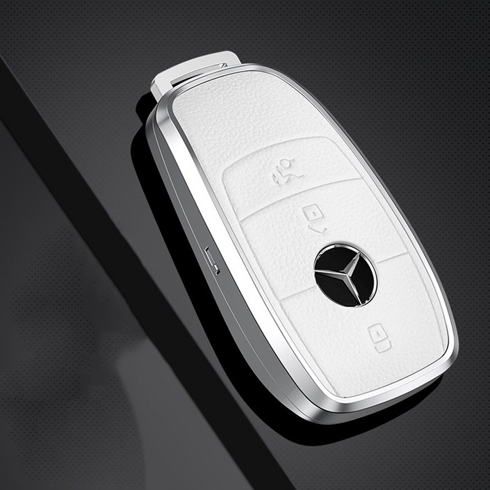 크로니클 레더 벤츠 케이스 키홀더 신형벤츠 타입, 화이트, 신형벤츠 타입