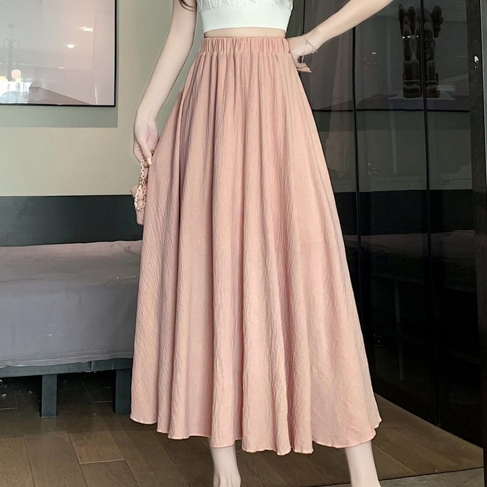 페이퍼먼츠 밀리온 셔플 밴딩 롱 스커트 10502