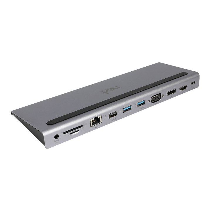 넥시 USB3.1 C타입 11 in 1 멀티 도킹스테이션 NX11DOCK, 단일색상 넥시 USB3.1 C타입 11 in 1 멀티 도킹스테이션 NX11DOCK, 단일색상