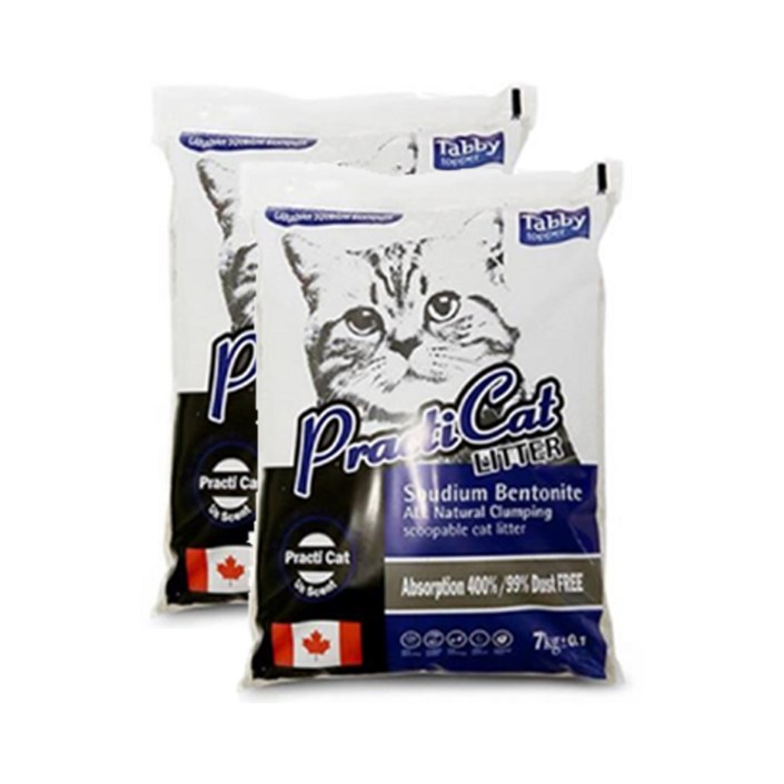 고양이 화장실 응고형 배변 모래 프락티캣 무향 7kg