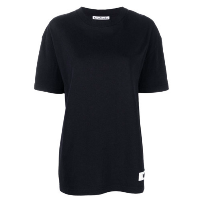 제이 더 럭셔리 아크네스튜디오 로고 라벨 오버핏 반팔 티셔츠 AL0199