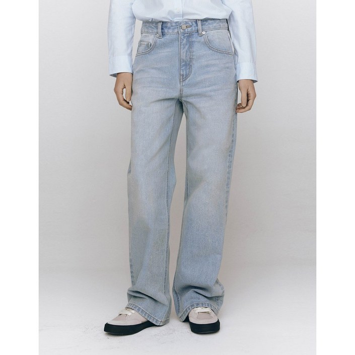 지오다노스트레이트 데님 0541553401워시드라이트블루